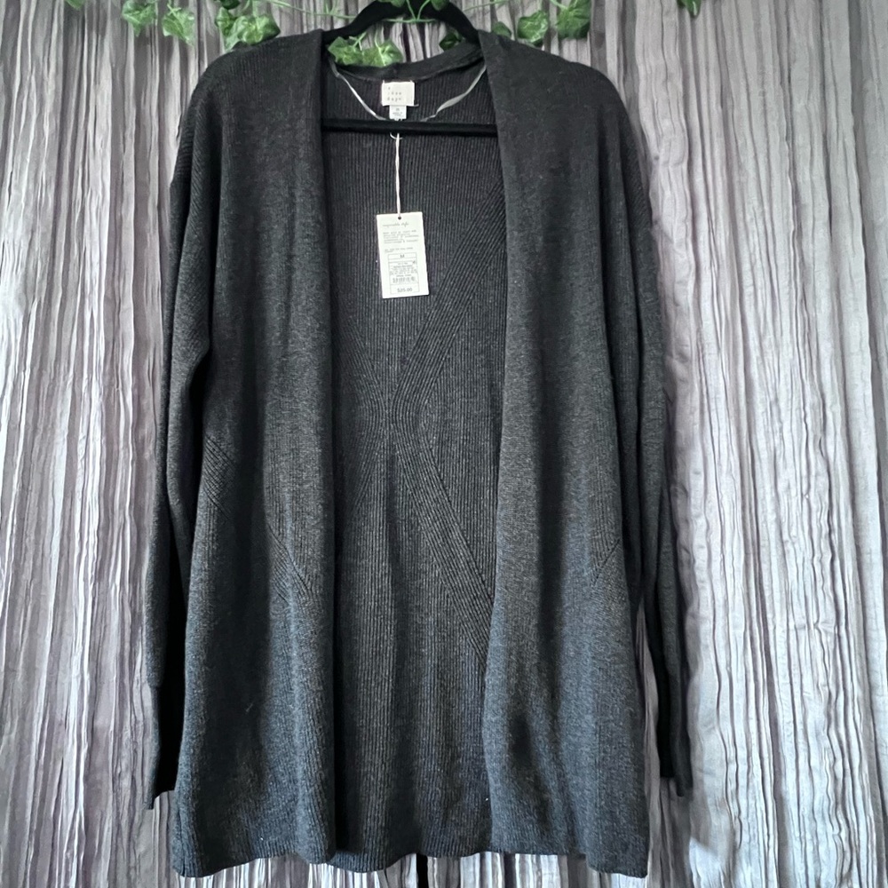Black cardigan